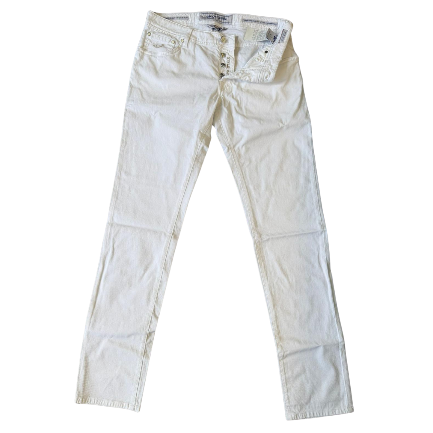 Jacob Cohën 622 Slim Fit Jeans (White) (New)