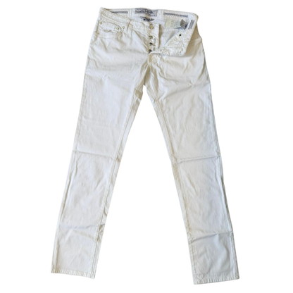 Jacob Cohën 622 Slim Fit Jeans (White) (New)