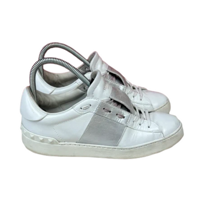 Valentino Open Sneakers (Silver) (Womens)