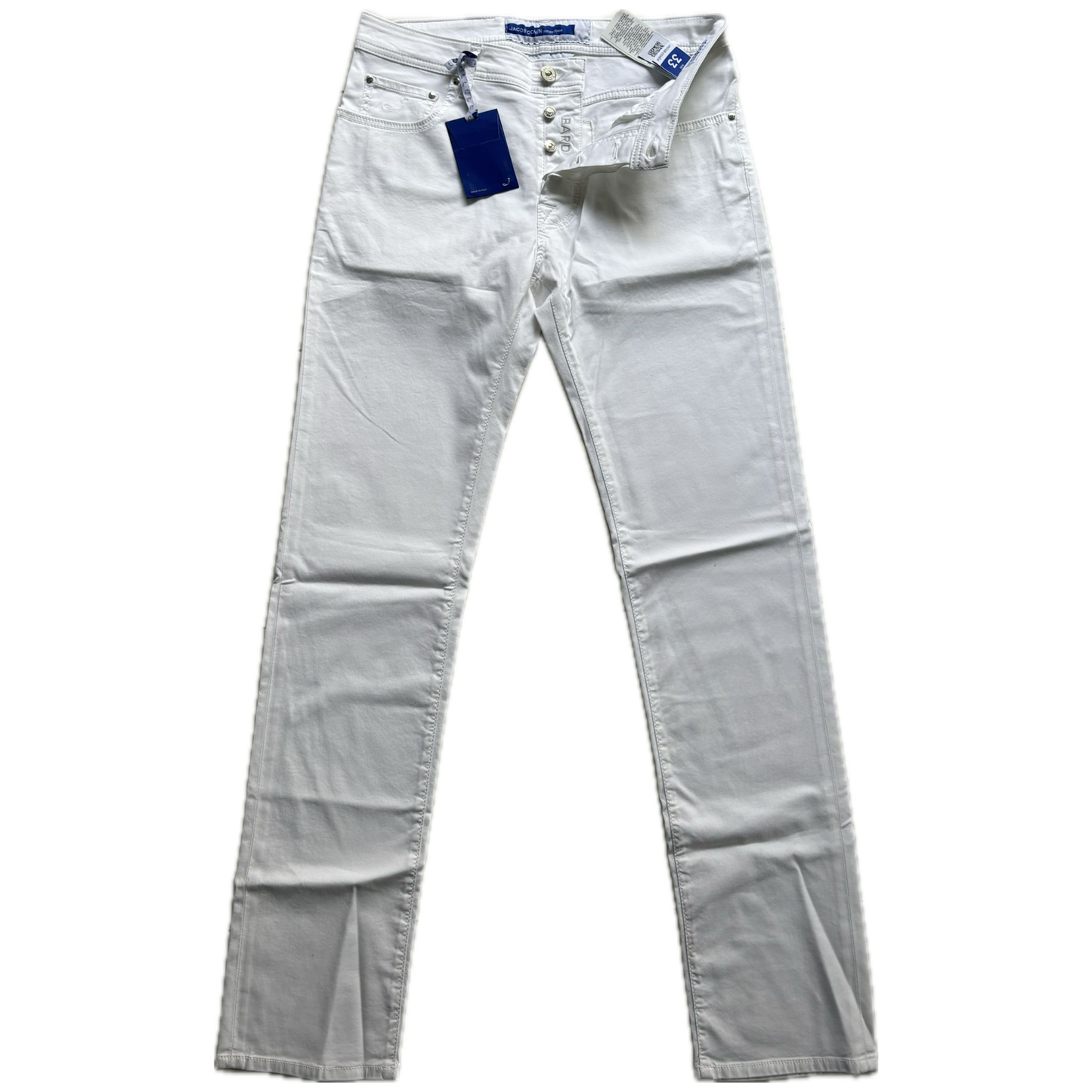 Jacob Cohën Bard Slim Fit Jeans (White) (New)