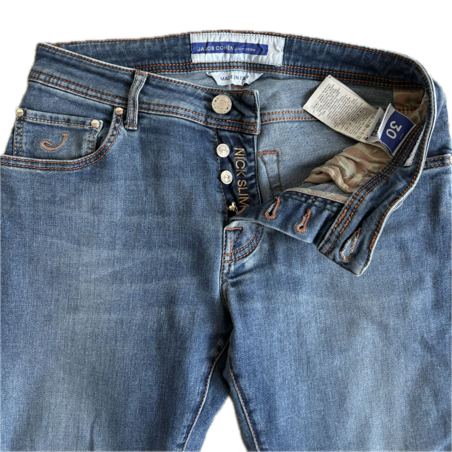 Jacob Cohën Nick Slim Fit Jeans (Navy)