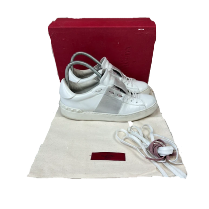 Valentino Open Sneakers (Silver) (Womens)