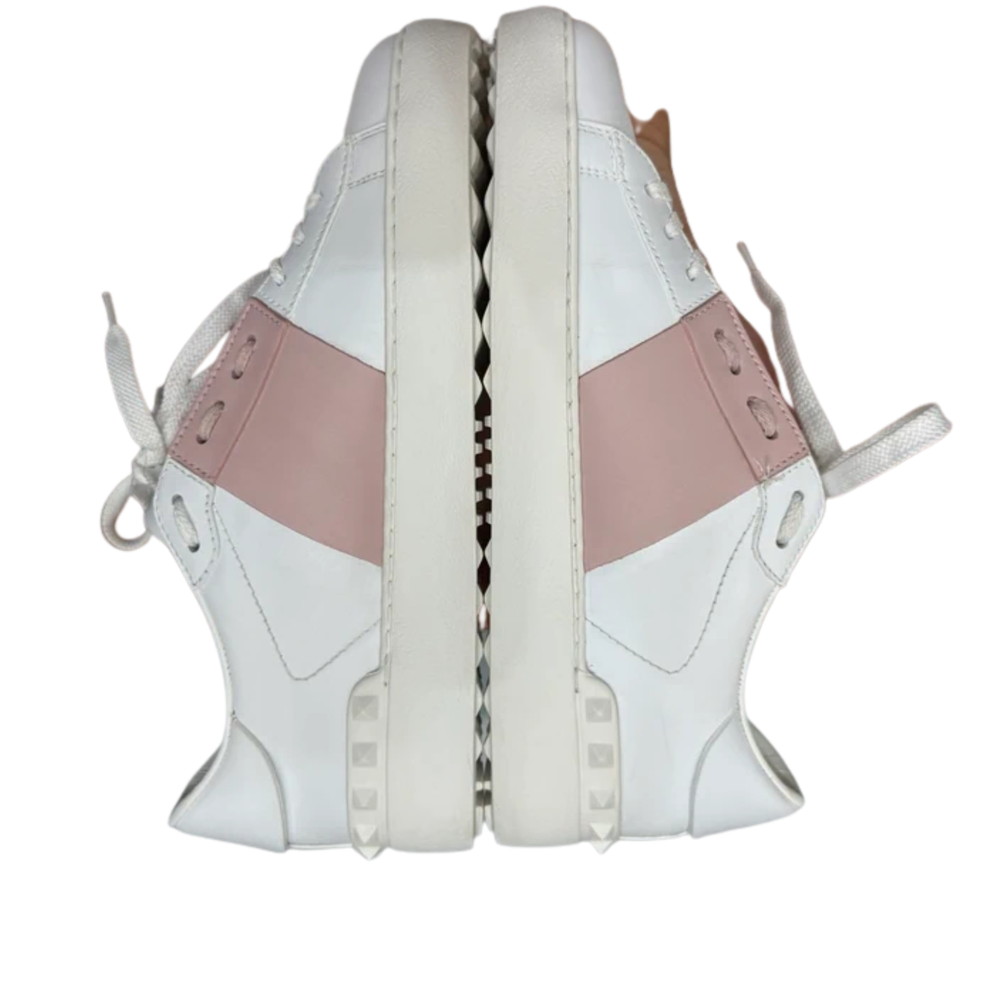 Valentino Garavani Rockstud Open Sneakers (Pink) (Butterfly) (Womens)