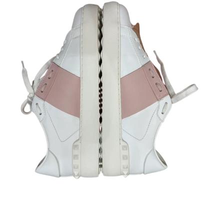 Valentino Garavani Rockstud Open Sneakers (Pink) (Butterfly) (Womens)