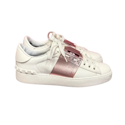 Valentino Open Sneakers (Pink) (Womens)