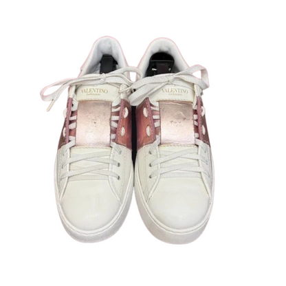 Valentino Open Sneakers (Pink) (Womens)