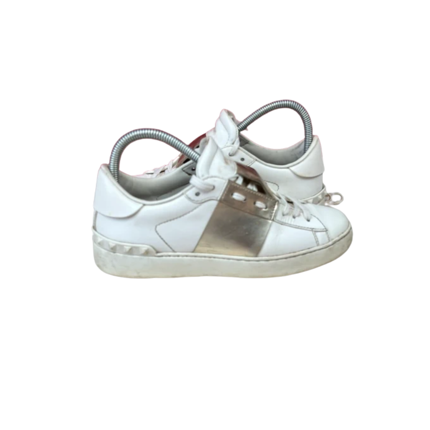 Valentino Open Sneakers (Gold) (Womens)
