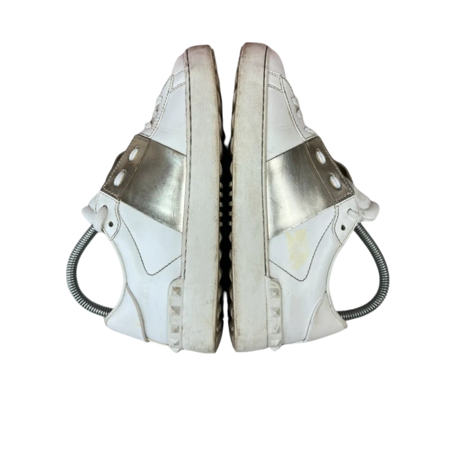 Valentino Open Sneakers (Gold) (Womens)