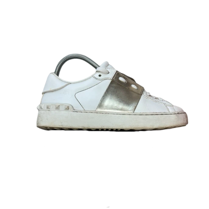 Valentino Open Sneakers (Gold) (Womens)