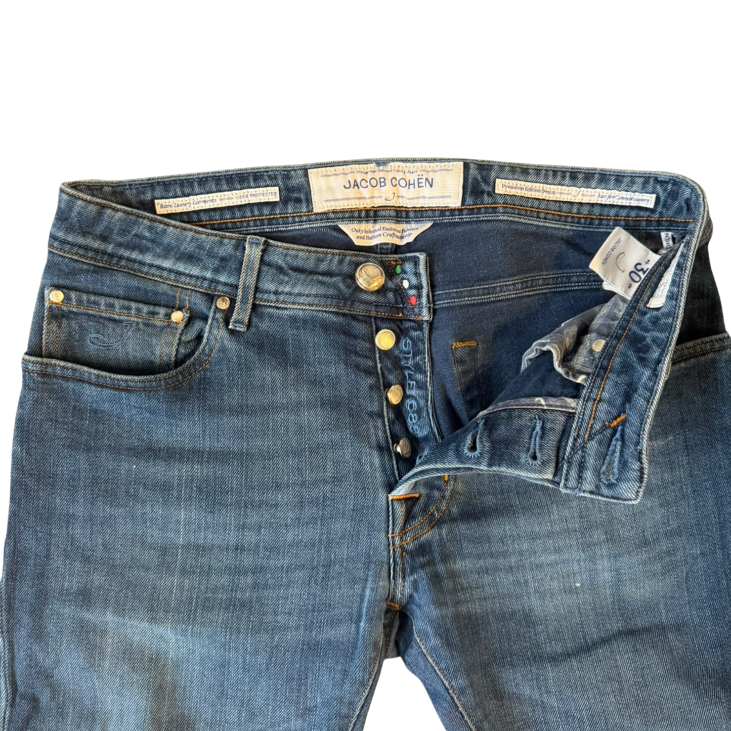 Jacob Cohën 688 Slim Fit Jeans (Navy)