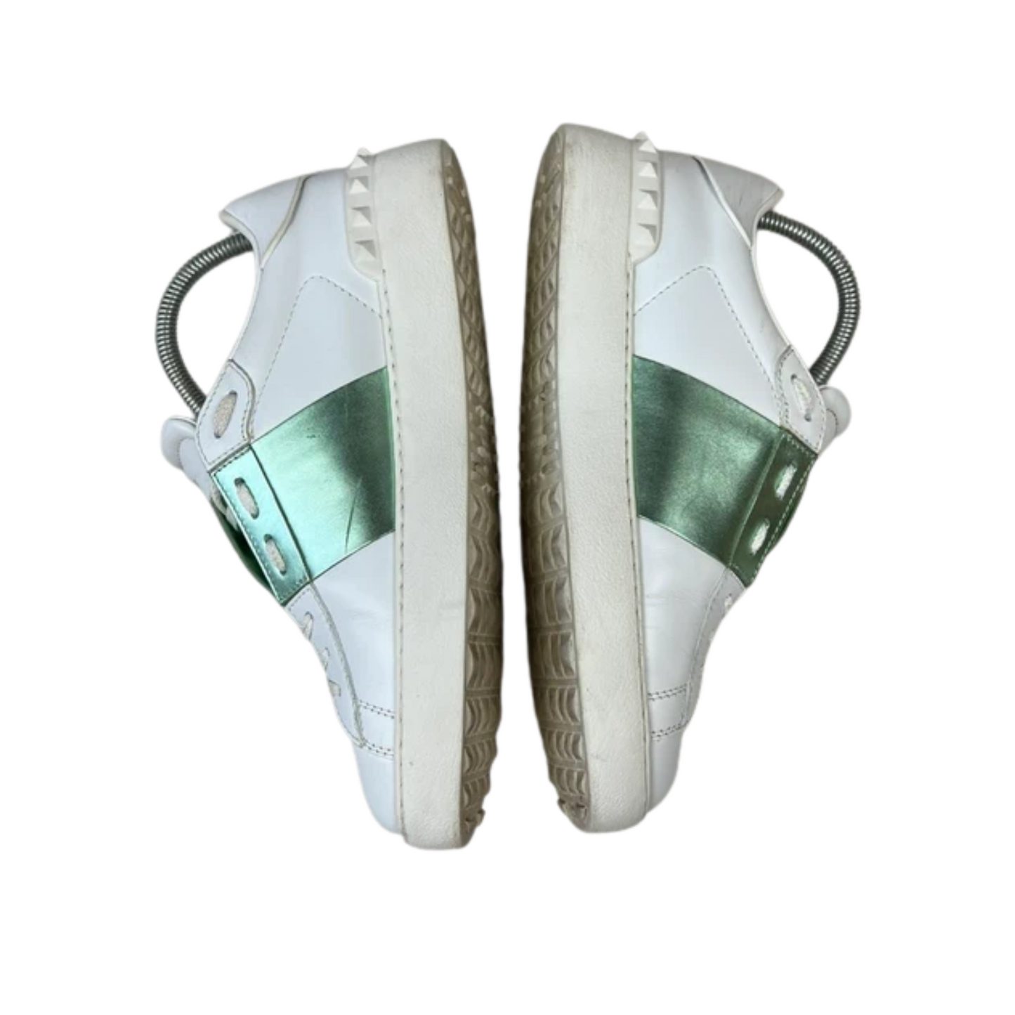Valentino Open Sneakers (Green) (Womens)