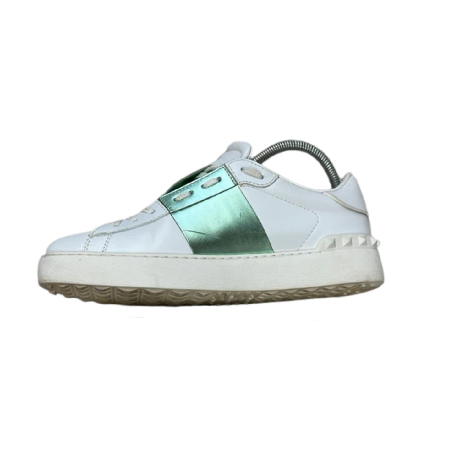 Valentino Open Sneakers (Green) (Womens)