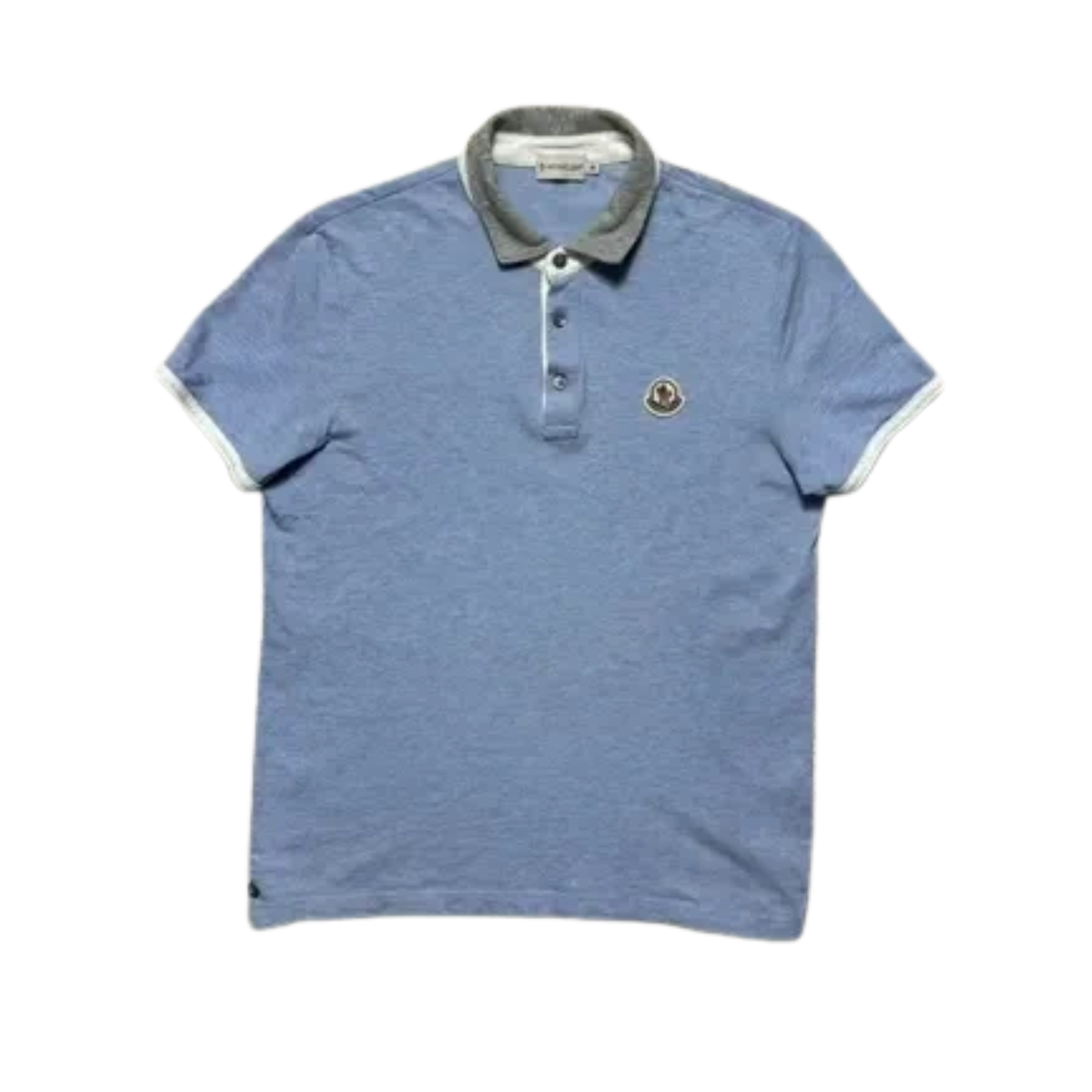 Moncler Maglia Polo Shirt (Blue)