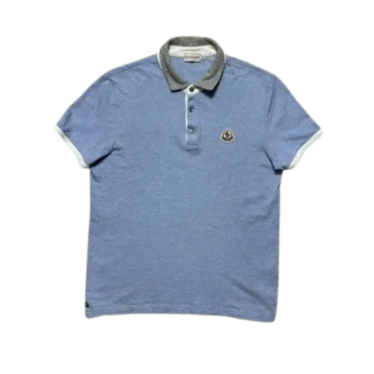 Moncler Maglia Polo Shirt (Blue)