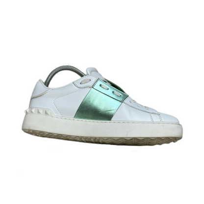 Valentino Open Sneakers (Green) (Womens)
