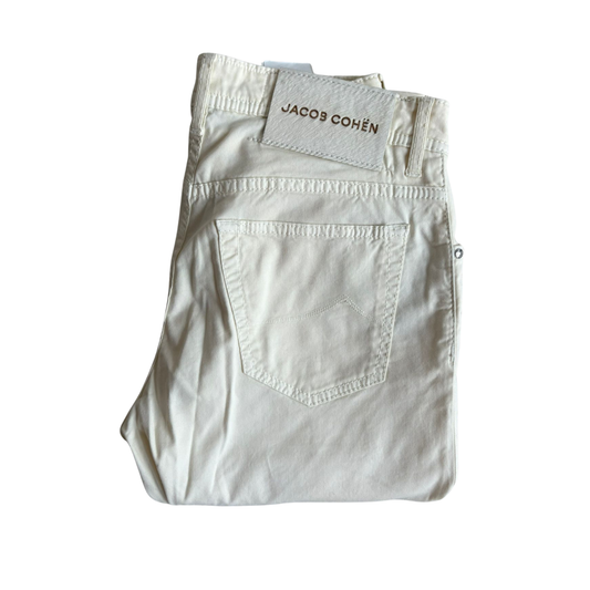 Jacob Cohën Bard Slim Fit Jeans (White)