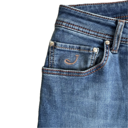Jacob Cohën Nick Slim Fit Jeans (Navy)