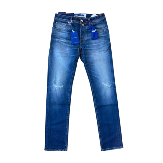 Jacob Cohën Bard Slim Fit Jeans (Navy) (New)