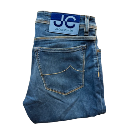 Jacob Cohën Bard Slim Fit Jeans (Navy)