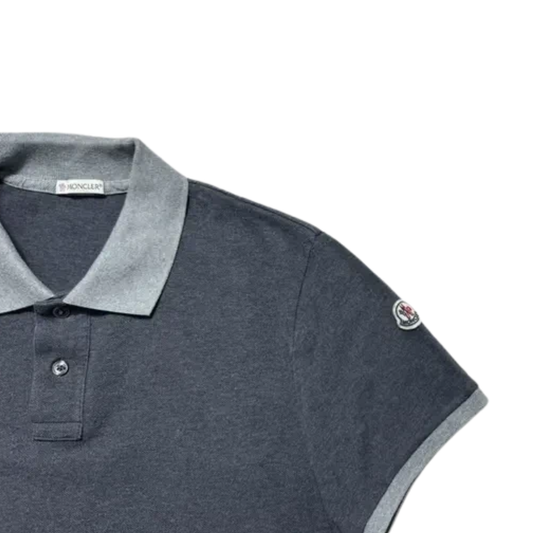 Moncler Maglia Polo Shirt (Navy)