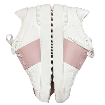 Valentino Garavani Rockstud Open Sneakers (Pink) (Womens)