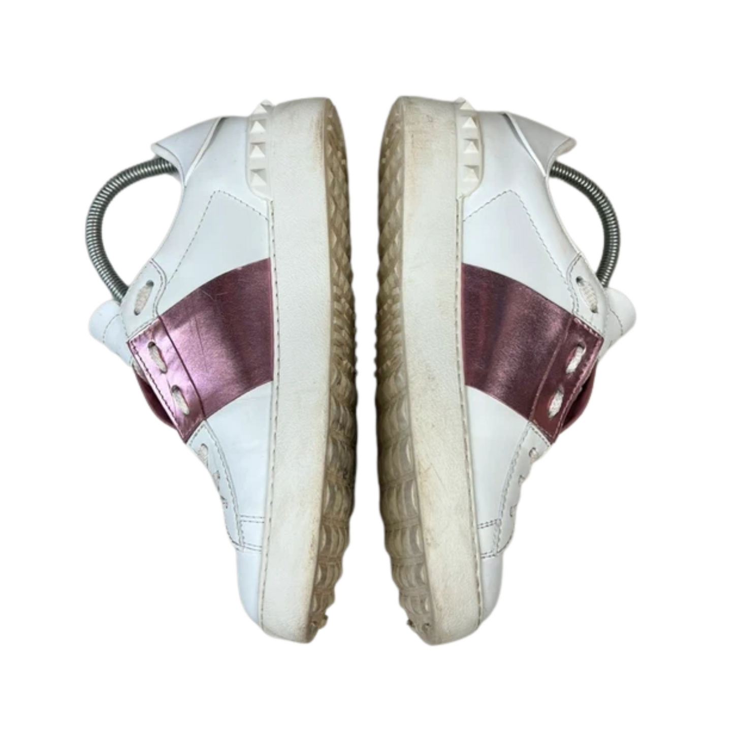 Valentino Open Sneakers (Pink) (Womens)