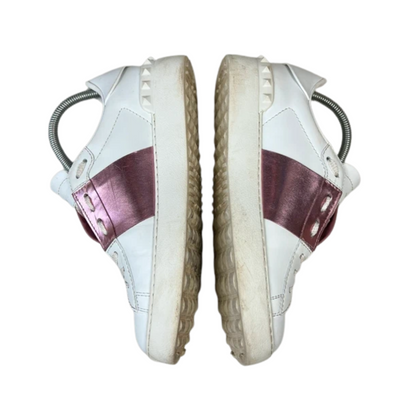 Valentino Open Sneakers (Pink) (Womens)