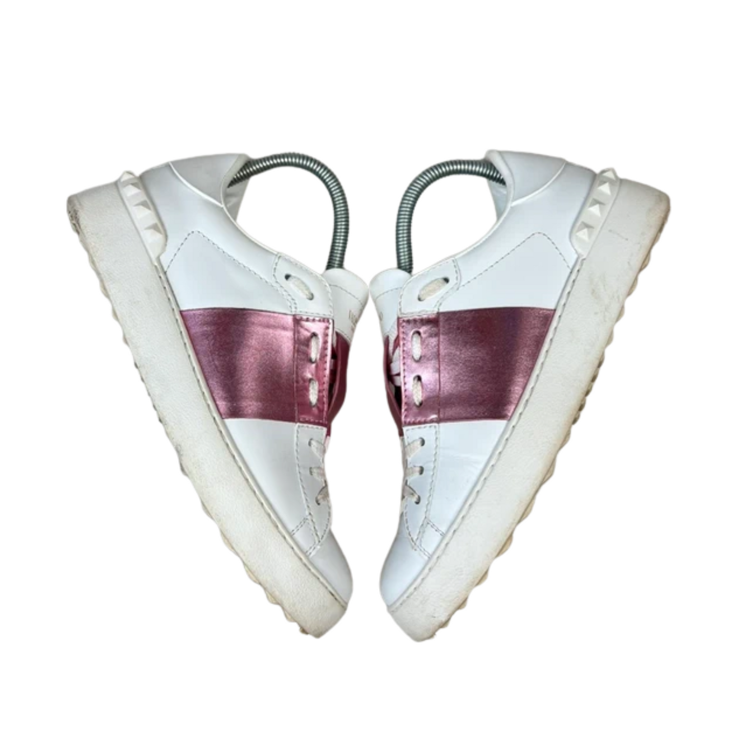 Valentino Open Sneakers (Pink) (Womens)