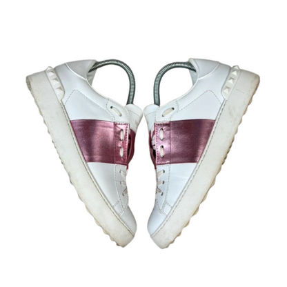 Valentino Open Sneakers (Pink) (Womens)
