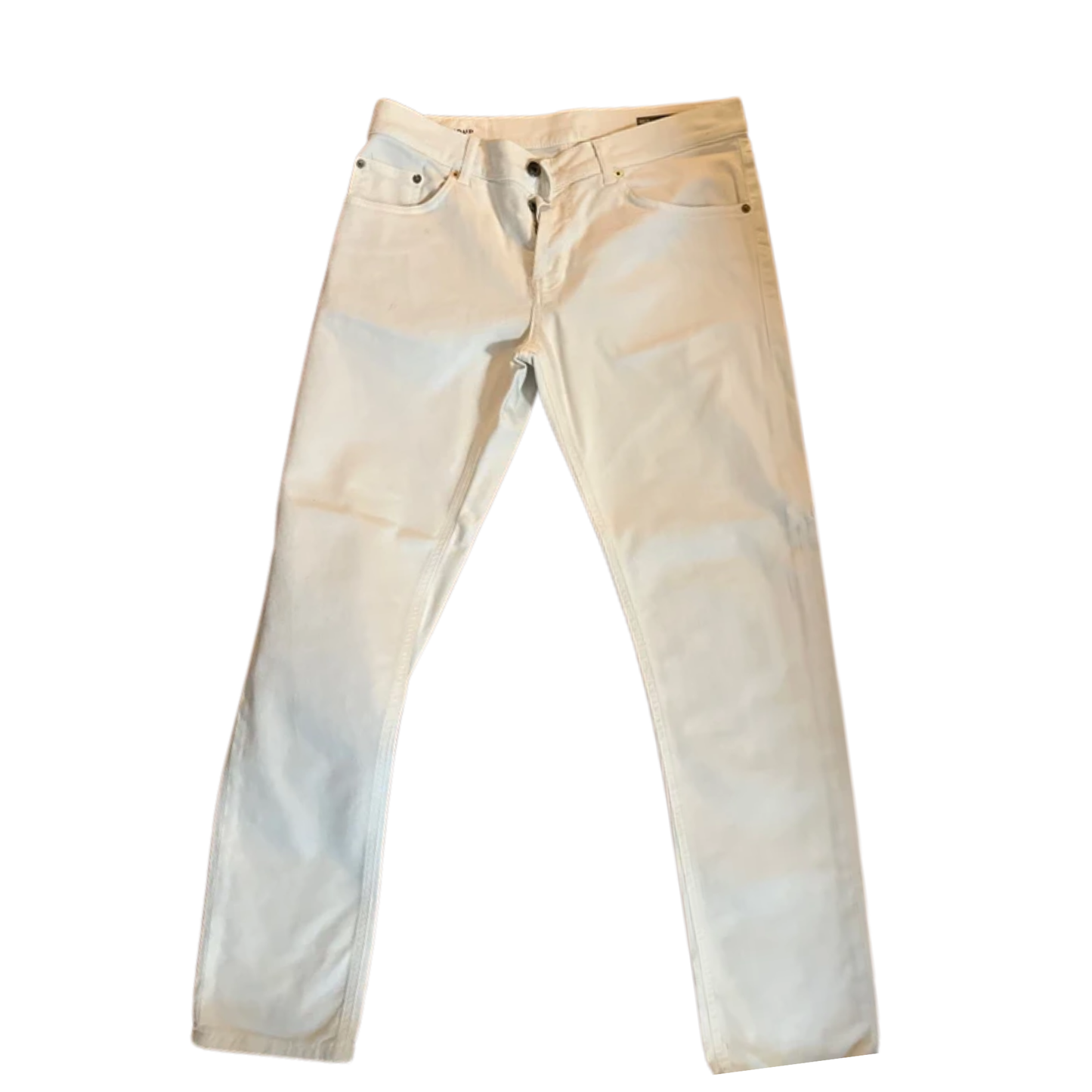 Dondup Mius Slim Fit Jeans (White)