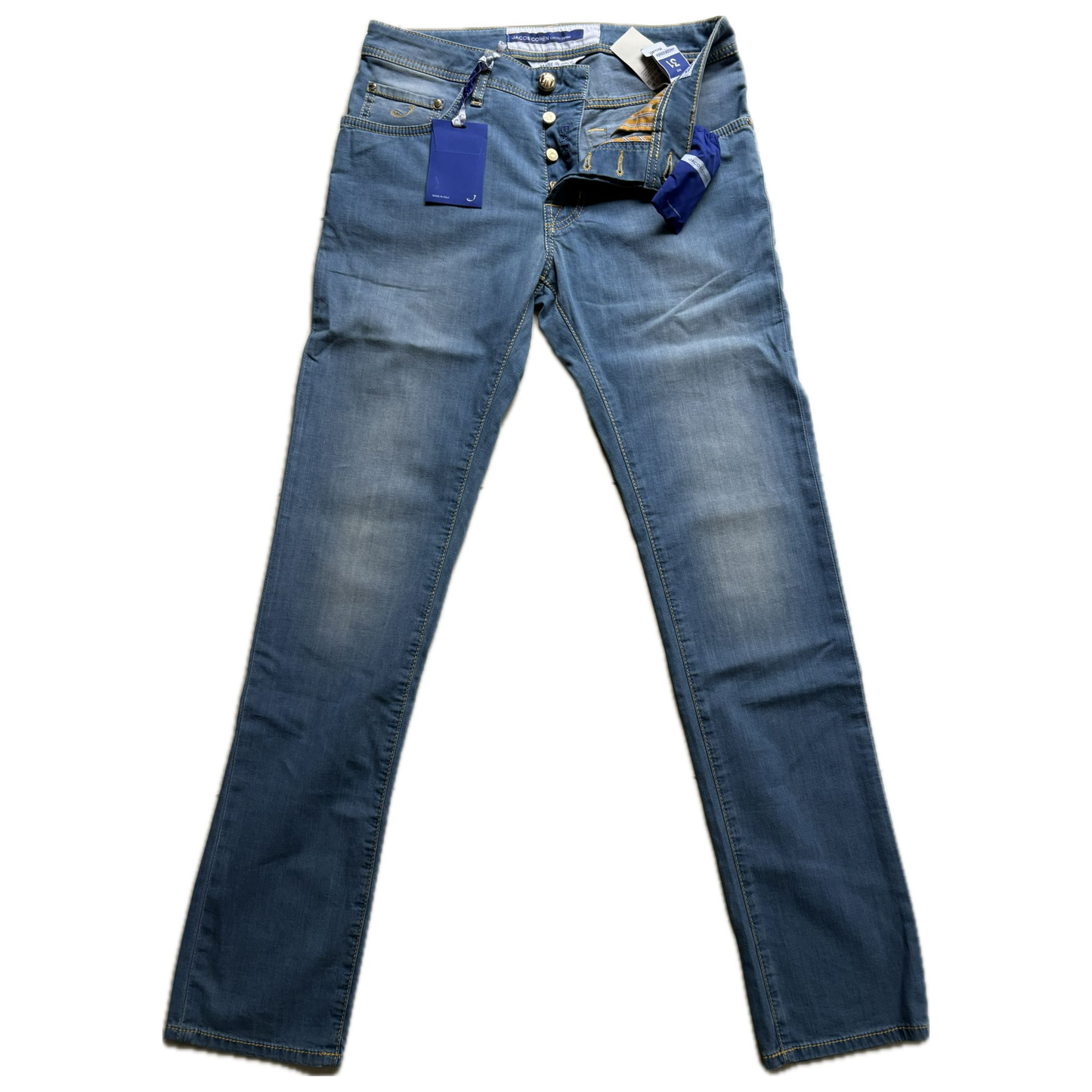 Jacob Cohën Bard Slim Fit Jeans (Navy) (New)
