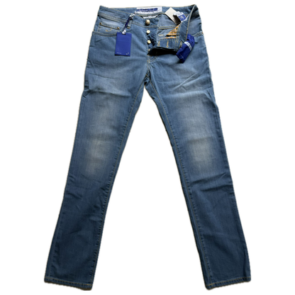 Jacob Cohën Bard Slim Fit Jeans (Navy) (New)