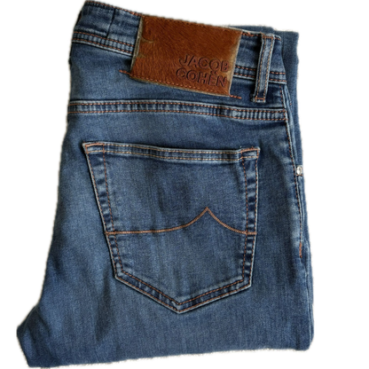 Jacob Cohën Nick Slim Fit Jeans (Navy)