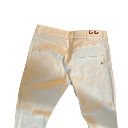 Dondup Mius Slim Fit Jeans (White)