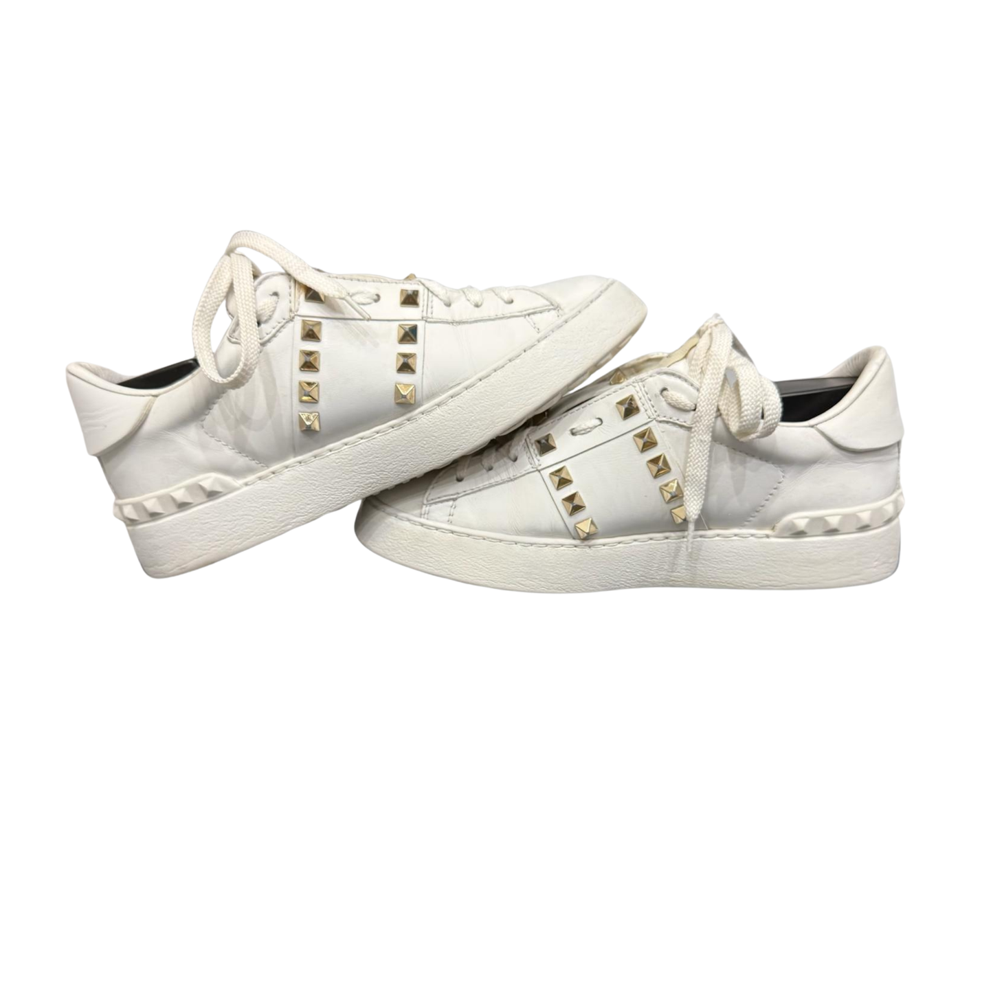 Valentino Open Sneakers (White) (Womens)