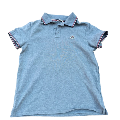Moncler Maglia Polo Shirt (Gray)