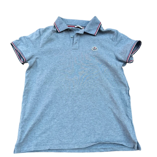 Moncler Maglia Polo Shirt (Gray)