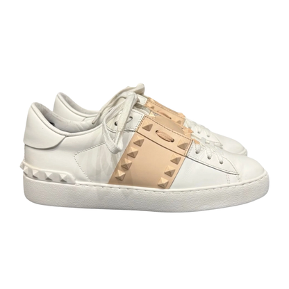 Valentino Open Sneakers (Beige) (Womens)
