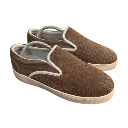 Bottega Veneta Low Slip-on Sneakers (Brown)