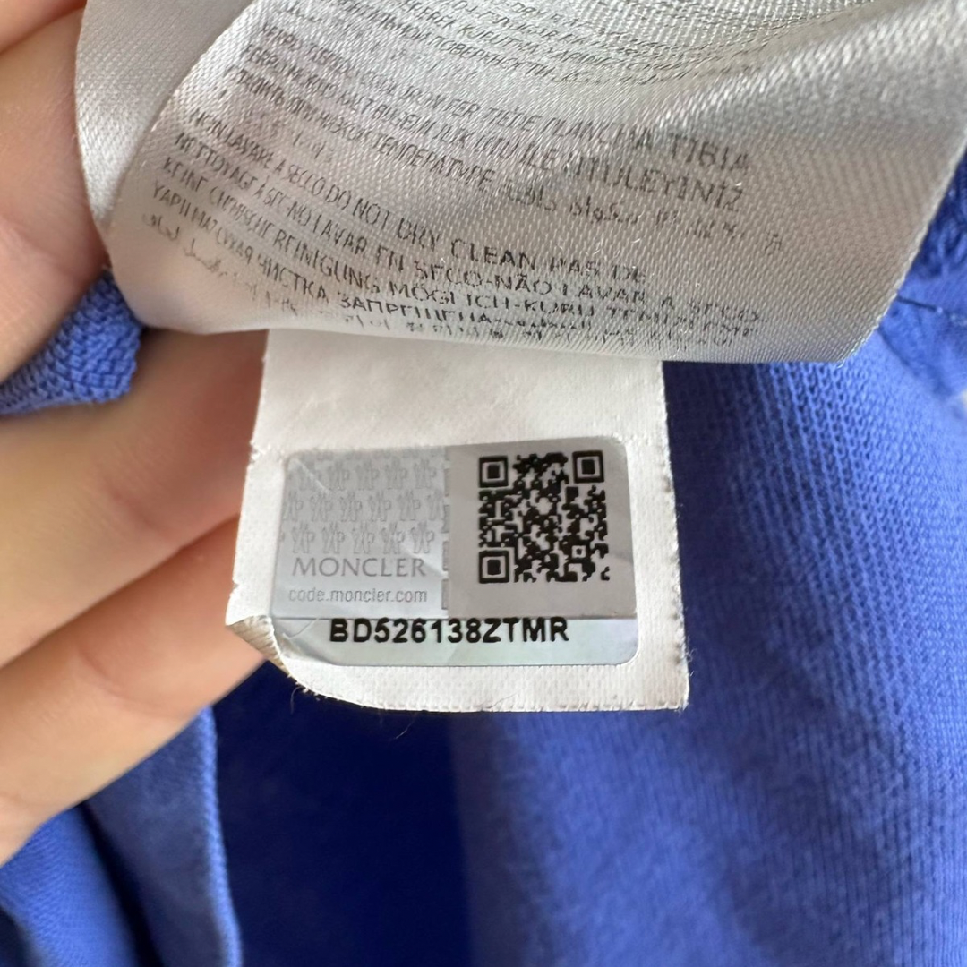 Moncler Maglia Polo Shirt (Blue)