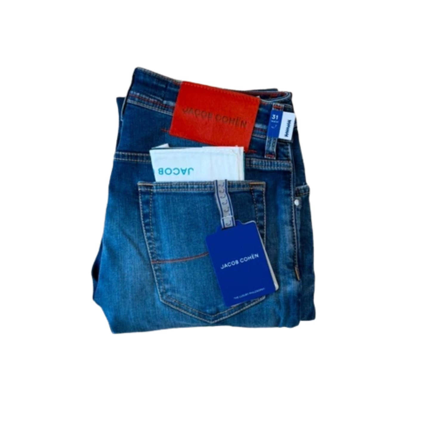 Jacob Cohën Bard Slim Fit Jeans (Navy) (New)