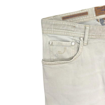 Jacob Cohën 688 LIMITED EDITION Slim Fit Jeans (White/Cream)