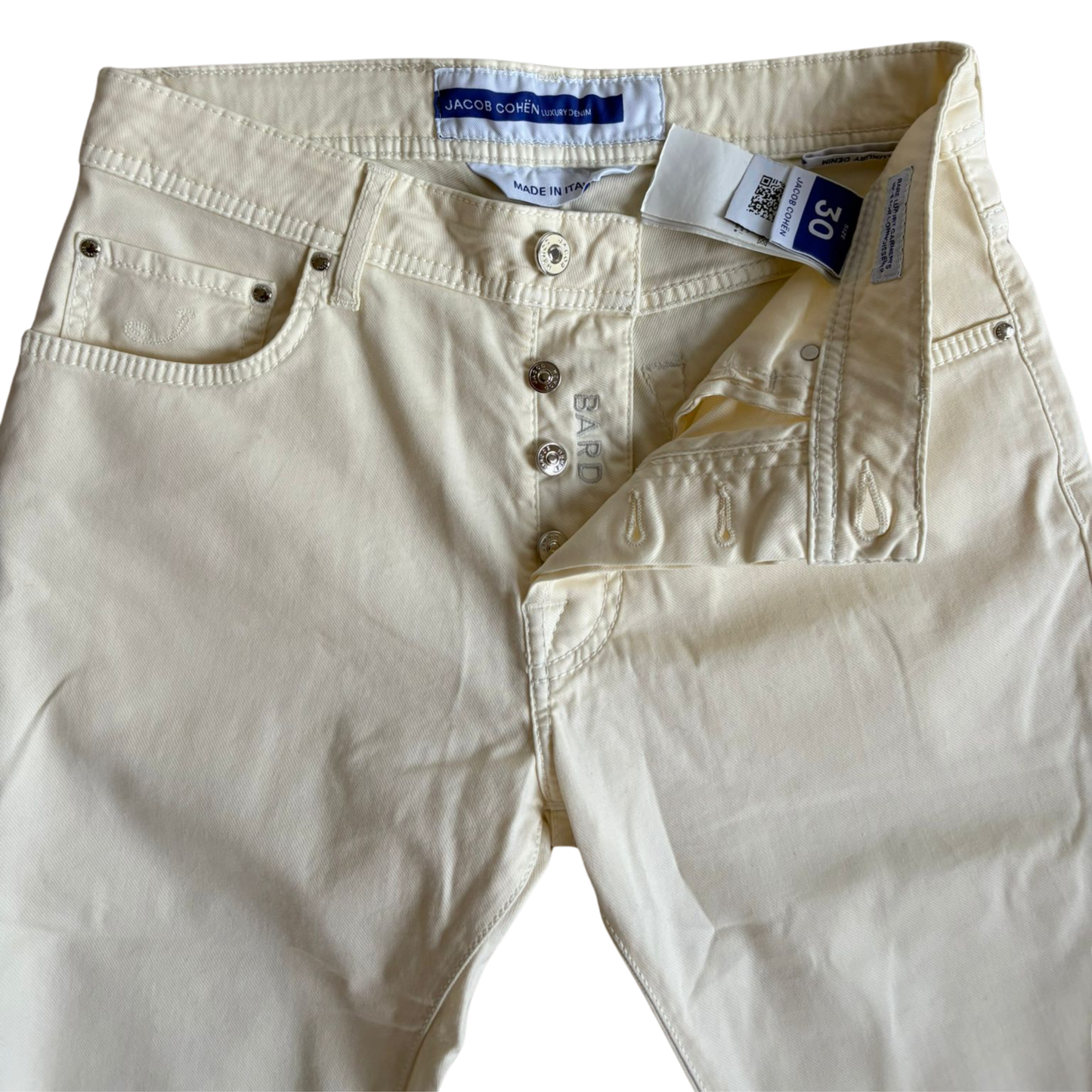 Jacob Cohën Bard Slim Fit Jeans (White)