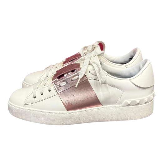 Valentino Open Sneakers (Pink) (Womens)