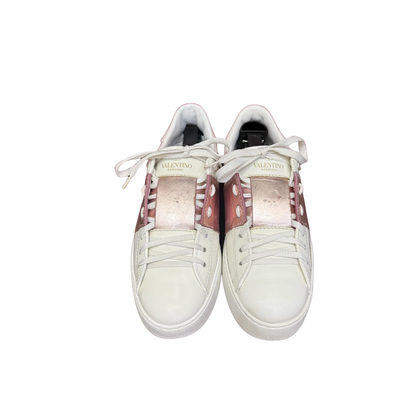 Valentino Open Sneakers (Pink) (Womens)