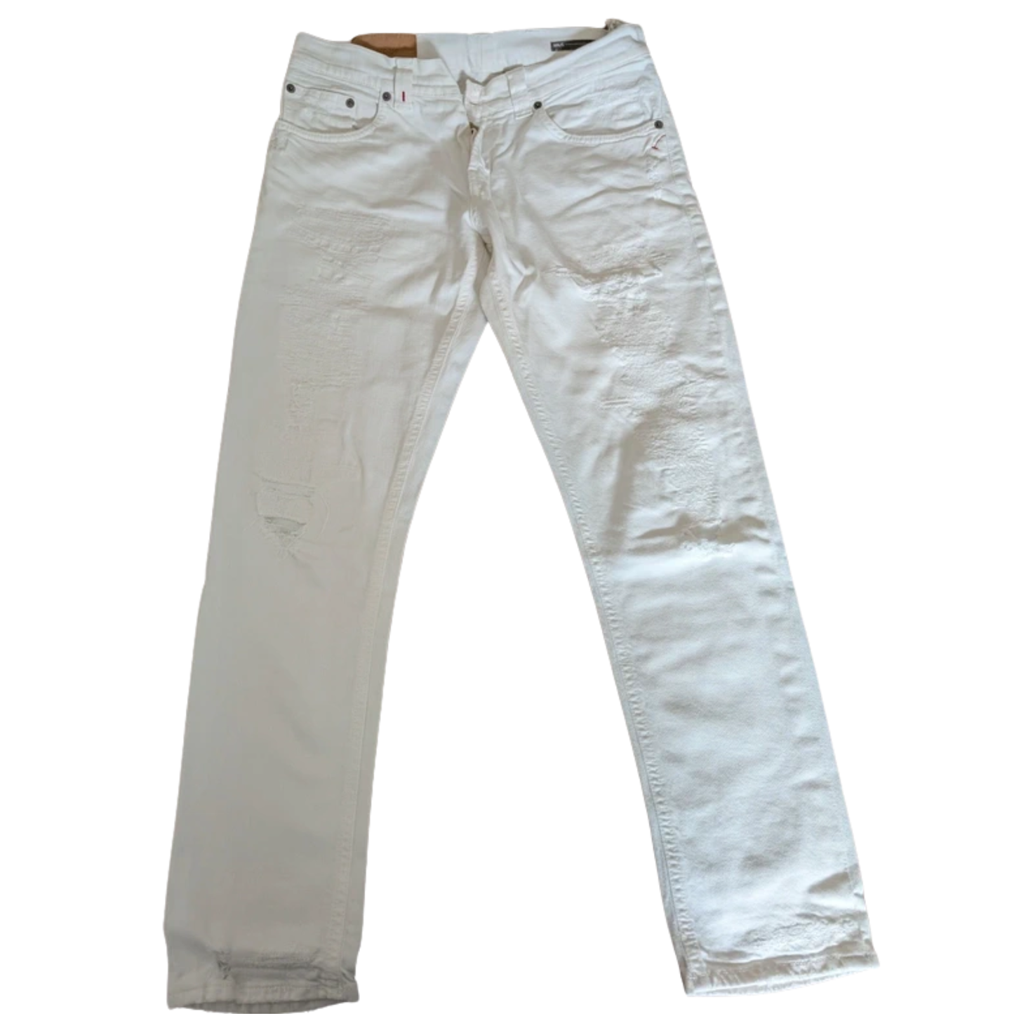 Dondup Mius Slim Fit Jeans (White)