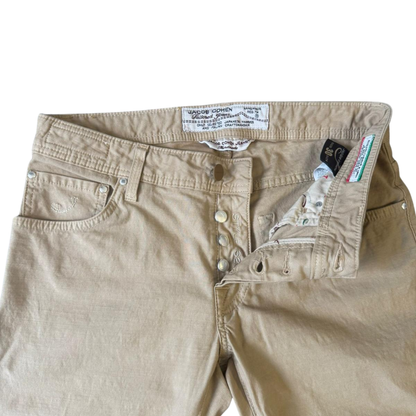 Jacob Cohën 622 Slim fit Jeans (Beige) (New)