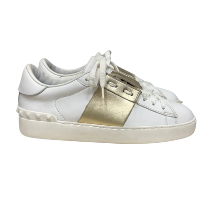 Valentino Open Sneakers (Gold) (Womens)