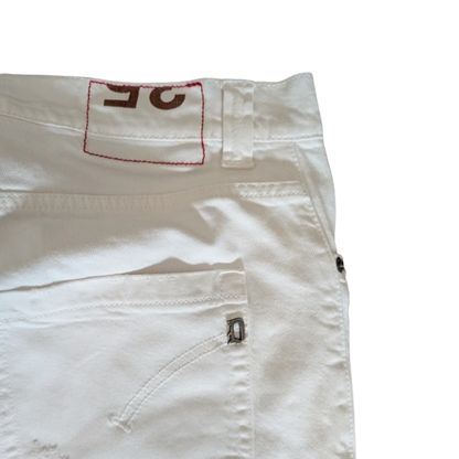 Dondup Mius Slim Fit Jeans (White)