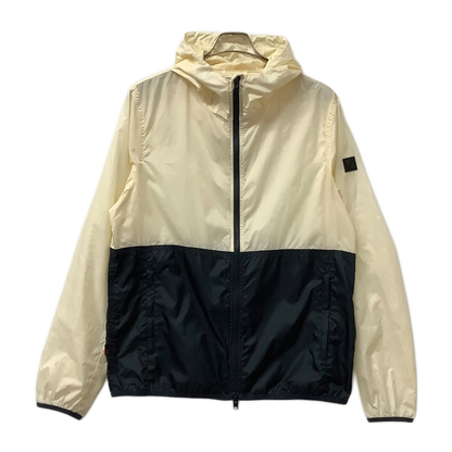 Woolrich Windbreaker Jacket (Cream & Navy)